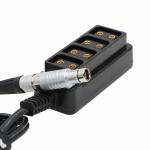 3 Pin Fischer RS to 4 Port D-tap Female Cable for ARRI Cameras