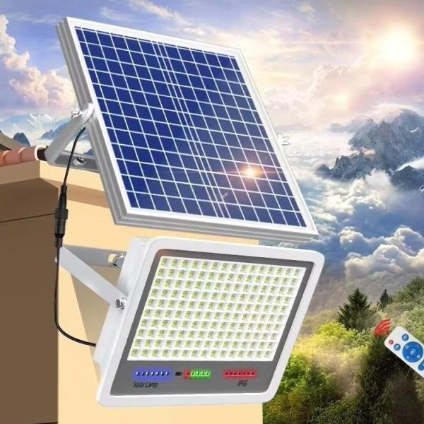 Buy cheap 100W Lens Brightness Household Lighting Remote Controlled Solar Powered Flood Light from wholesalers