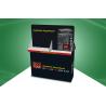 Buy cheap Black Two Side Show Dinnerware Cardboard Free Standing Display Shelving Units from wholesalers