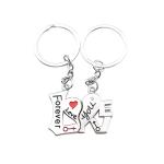 Rhinestone Lovely Heart Shape Personalized Keychain Gifts Metal