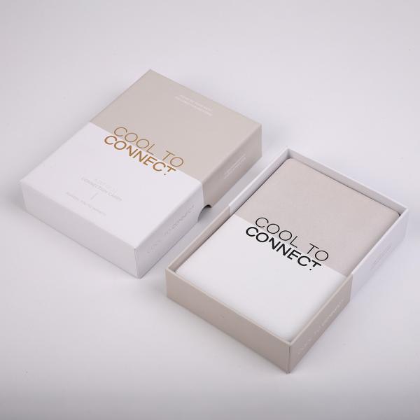 Buy cheap Custom White Corrugated Mailer Boxes Thank You Cards For Christmas Gifts from wholesalers