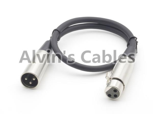 Buy cheap MIC Shielded 25cm Camera Audio Cable XLR 3 pin Male To Female For Microphone Audio Cord from wholesalers