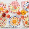 Buy cheap Fruit Party Decoration Tableware Disposable Paper Plate Set Fruit Punch Theme Party Supplies from wholesalers