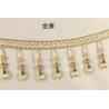 Buy cheap Handmade fashionable chain beads lace tassels fringes for curtain/sofa/pillow decoration from wholesalers