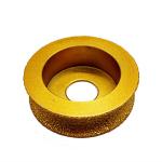 A Shape Vacuum Brazed Quartz Diamond Grinding Wheel 75mm