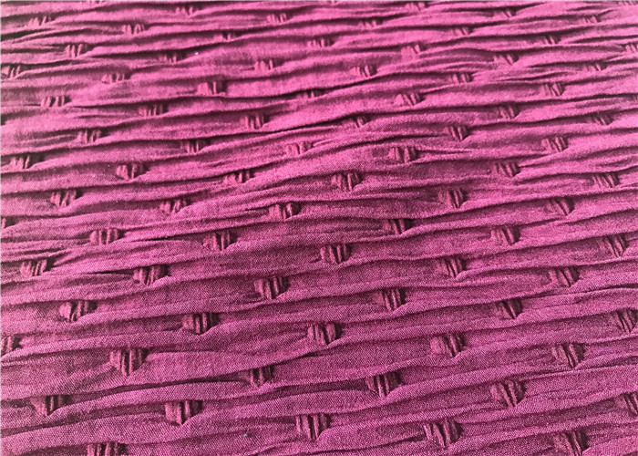 Yarn Repreve Nylon Stretch Fabric , Polyamide Woven Nylon Fabric For Yoga Wear