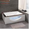 Buy cheap 6 Foot Freestanding Jetted Bathtub With Heater 2 Person Air Lights Jetted from wholesalers