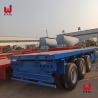 Buy cheap CCC Tri Axle Truck Semi Trailers 60t Flatbed Trailer Truck from wholesalers