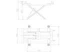 Moveable Portable Mid Rise Scissor Lift Capacity 2700Kgs and 1150mm Lifting