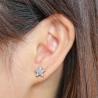 Buy cheap Custom made special earrings body jewelry shiny star stud earrings from wholesalers