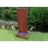 Buy cheap Anti Corrosion Corten Steel Water Wall , Corten Steel Garden Features from wholesalers