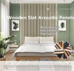 12mm Thickness Acoustic Board Panel Wood Slat Wall Panel For Home Decoration