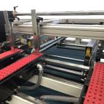 Two Pieces Carton Folder Gluer Machine 380v 50 Hz High Speed PLC Centralize