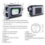 600m Industrial Laser Meter Digital Tape Measure Wireless Laser Diameter Gauge