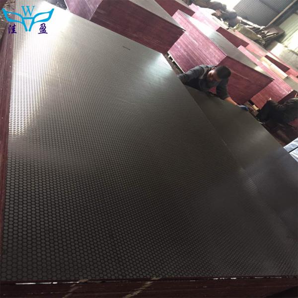 Great quality Hexagon 15mm 9mm Anti Slip Plywood For Flooring for inside and