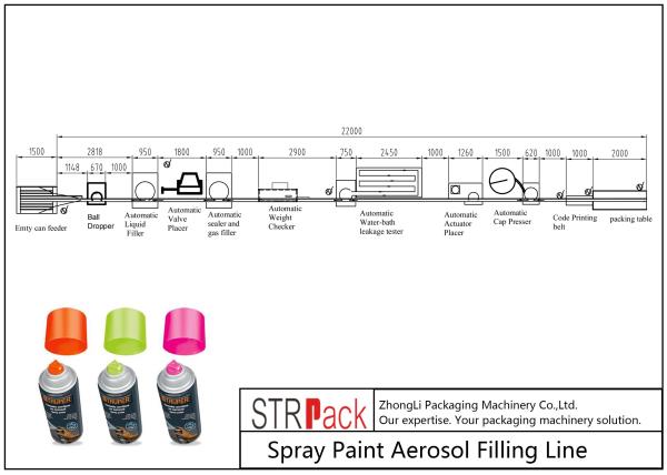 Buy cheap Pneumatic Bottle Filling Line Spray Paint Aerosol Filling Line ISO9001 from wholesalers