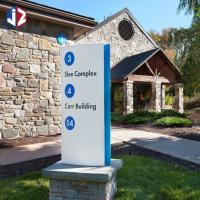Buy cheap Painted Stainless Steel Directional Wayfinding Signs DC12V Illuminated Outdoor product