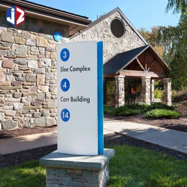 Buy cheap Painted Stainless Steel Directional Wayfinding Signs DC12V Illuminated Outdoor Signs from wholesalers