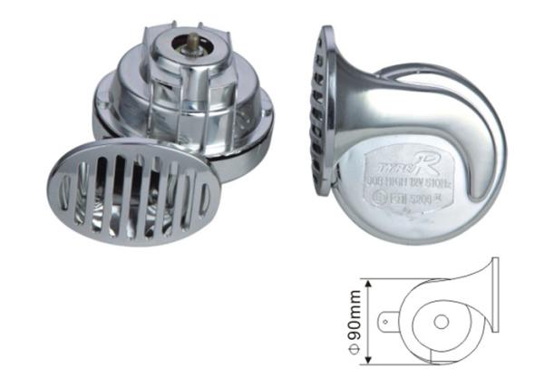 EST1003 12V/24V Silver Universal Car Auto Truck Electric Vehicle Horn Snail Horn