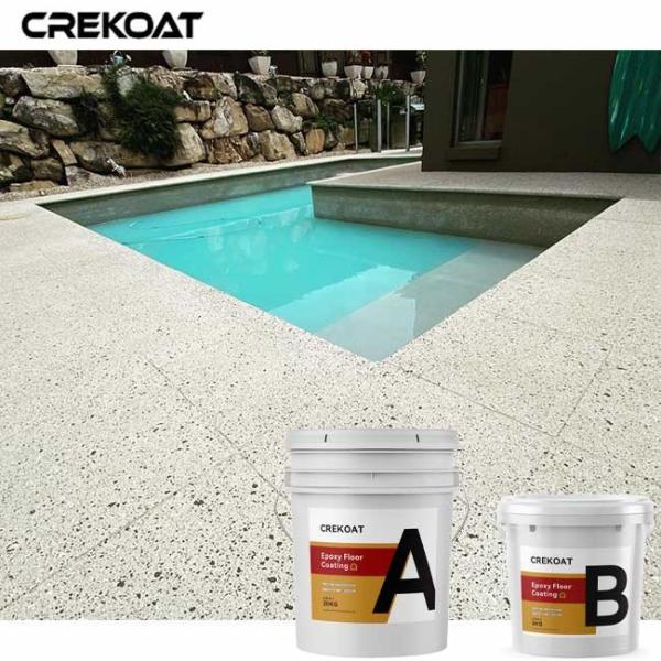 Buy cheap Industrial Epoxy Flake Floor Coating High Gloss Water Resistant from wholesalers