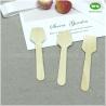 Buy cheap 96mm Mini Wood Ice Cream Spoon,Disposable Taster Spoon For Cream Cake,Customized Food Grade Disposable Wooden Cutlery from wholesalers