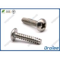Buy cheap 304/316/410 Stainless Steel Philips Pan Head Tapping Screw, Type 25 or BT product
