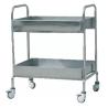 Buy cheap SS Dressing Trolley Lab Fittings 4 Wheel Hospital Stainless Steel Trolley from wholesalers