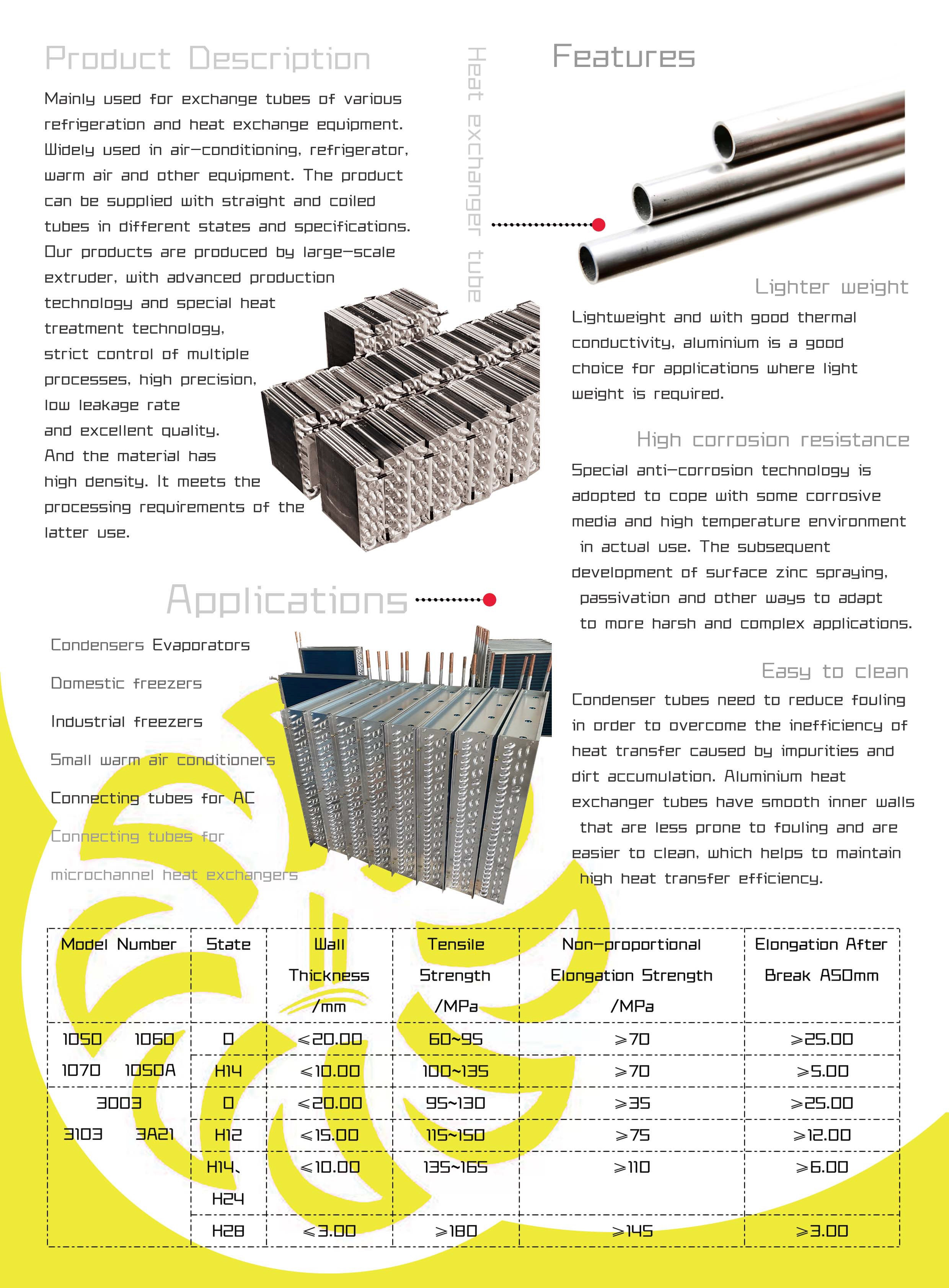 3003 H14 Aluminum Round Tube – Good Thermal Conductivity, Easy To Bend And Shape