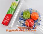 PE Cling Film Heavy Duty Zipper Bags LDPE Wrap / Fresh Wrap Vent Hole