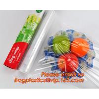 Buy cheap Waterproof transparent pe pvc 12mic 30cm customized food wrap,China stretch product
