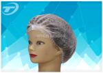 Medical Grade 21'' Round Clip Disposable Surgical Caps / CE Certified Non Woven