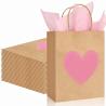 Buy cheap Gravure Printing Personalized Kraft Paper Bag for Valentine's Day Retail Gift Shopping from wholesalers