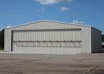 Paint / Galvanized Surface Prefabricated Hangar Steel Construction Hangar For