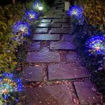 69cm Stainelss Steel Solar Firework Light RoHS Solar Tree Lights Outdoor