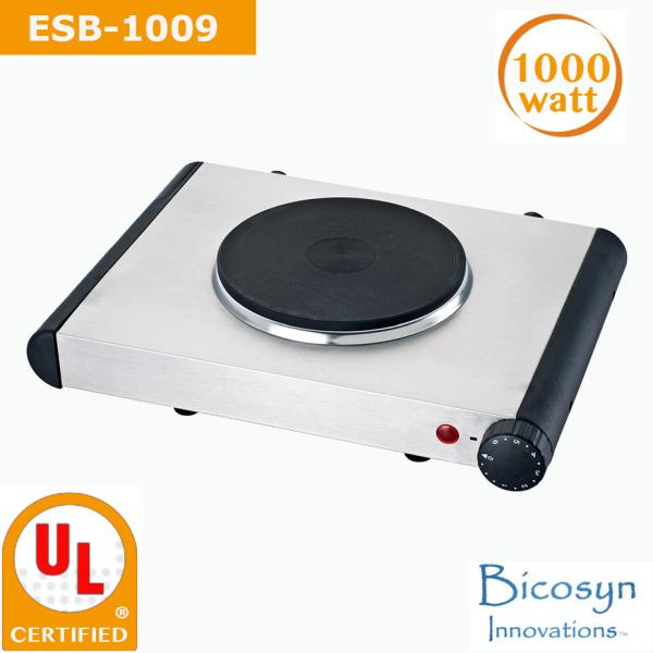Buy cheap 1000/1500 Watt Cheap Single Buffet Burner Electric Hot Plate, Black, UL, Camping,School,Outdoor Stove from wholesalers