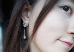 Wholesale Lollipop Alloy Gem Handmade Crystal Gel Cartoon Earrings With Best