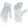 Buy cheap OEM ODM Truck Drivers White Rigger Work Safety Leather Gloves Breathable from wholesalers