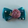 Buy cheap Casual Toddler Girl Hair Accessories Satin Ribbon Bow With Handmade Flower from wholesalers