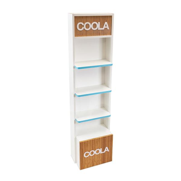 Buy cheap POS Wooden Display Stand Suncare Products Freestanding Retail Display For Cosmetic Store from wholesalers