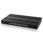 Buy cheap 56Gbps POE Powered Unmanaged Switch 24 Gigabit POE Port 4 SFP Slot Port from wholesalers