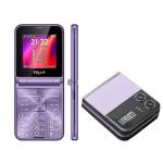 Elderly F265 2.55'' 4 SIM Cards Flip Button Phone 1400mAh Camera Bluetooth FM