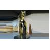 Buy cheap Polished Gold Casting Brass Lady Bronze Bust Statue Home Decor from wholesalers