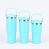 Buy cheap 30oz Stainless Steel Tumbler Vacuum Insulated Water Bottle For Home Office Or Car Reusable Cup With Straw Leak Resistant Flip Cold For 12 Hours Or from wholesalers
