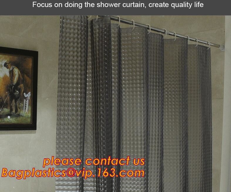 Stripe Hotel White Polyester Jacquard Shower Curtain,180x180cm maple leaf PEVA theme bathroom accessories shower curtain