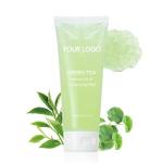 Jelly Face Cleaner Green Tea Face Wash Amino Acid Gentle Hydropeptide Cleansing