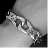 Buy cheap Antique Men's Titanium Stainless Steel Curb Link Chain Buckle Bracelet 8.5 Inches (JCE204) from wholesalers