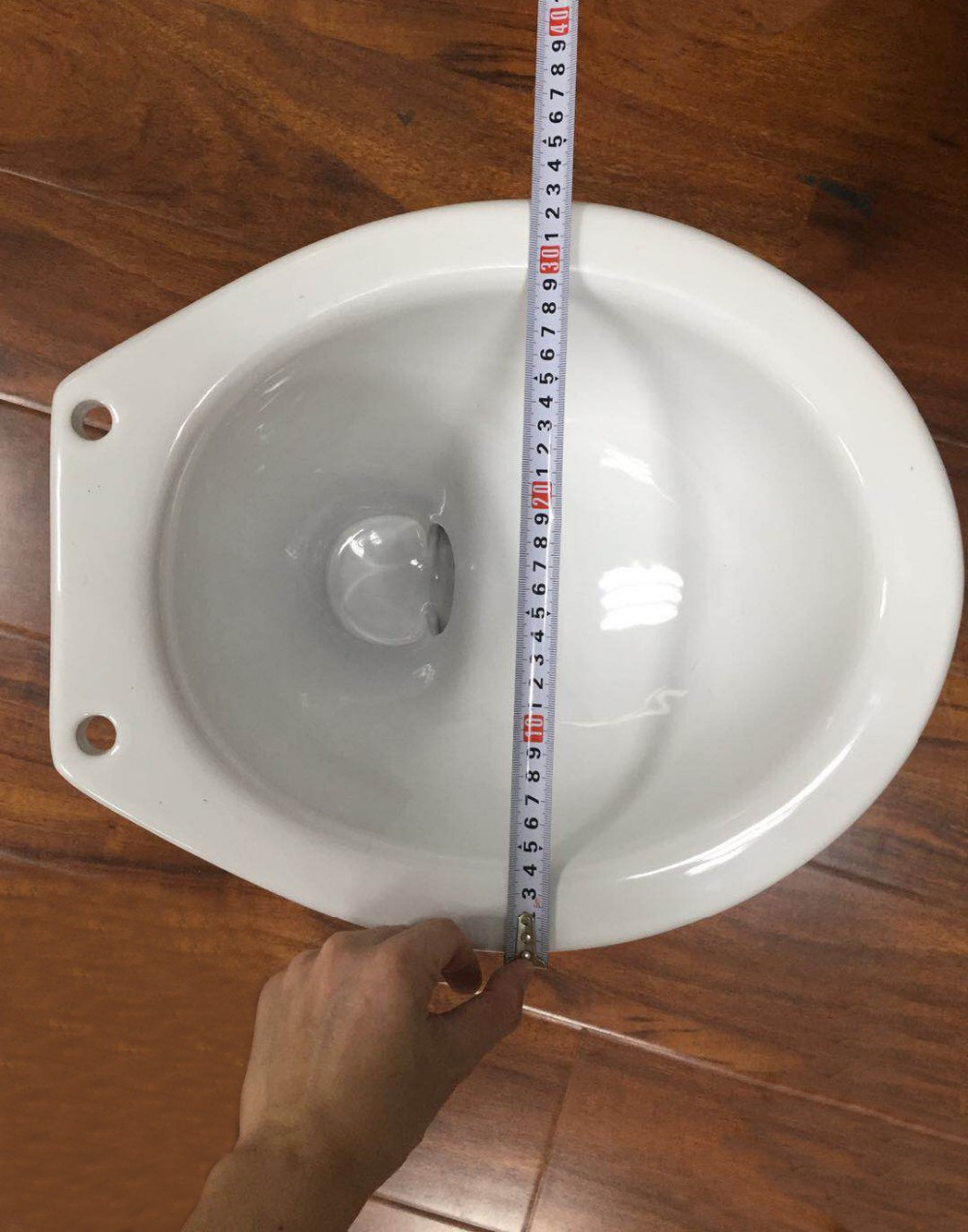 P Trap Right Hand Flush Toilet Gravity Flushing 395x285mm