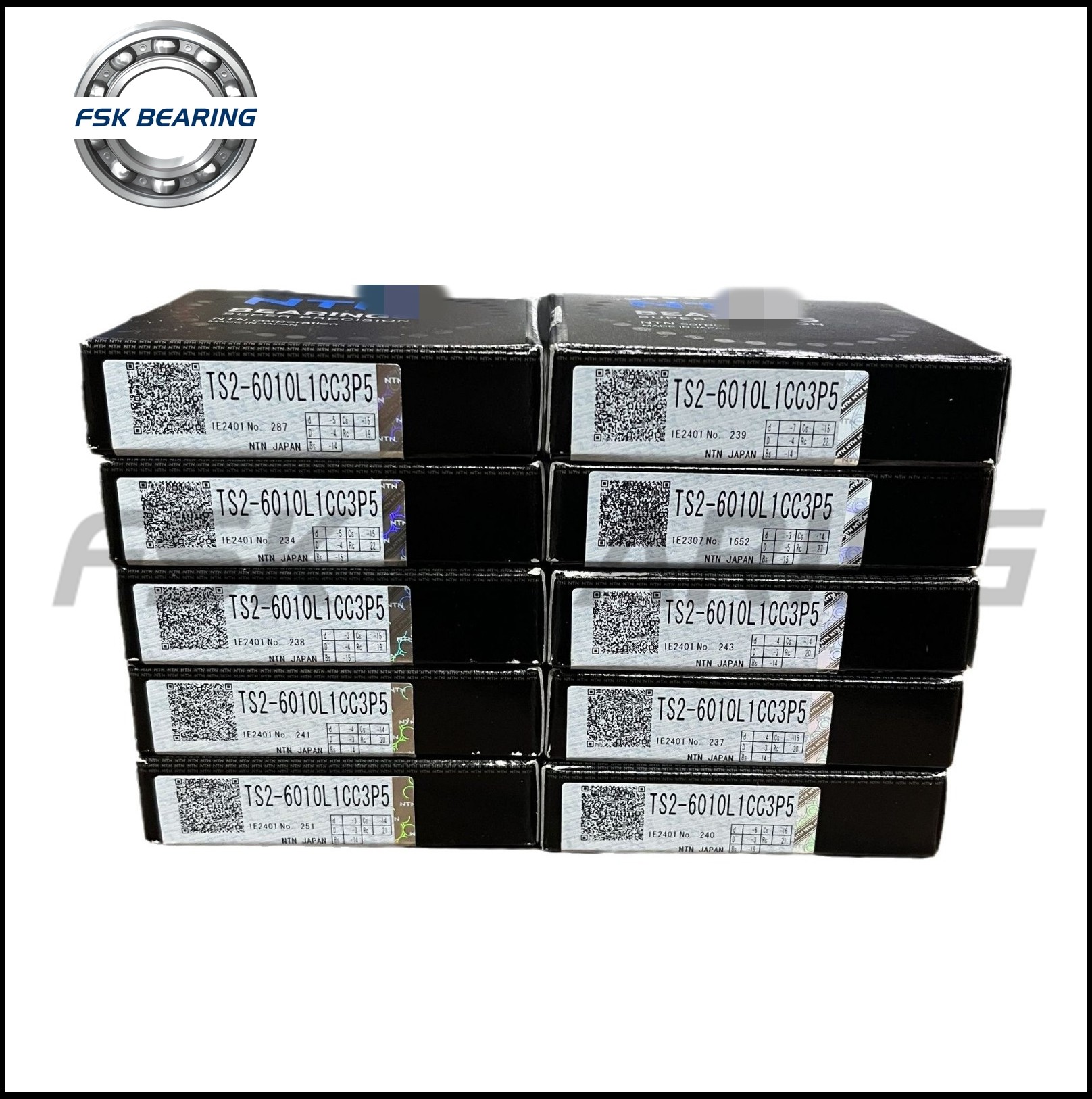 Gcr15 Chrome Steel TS2-6212ACS56PX6 Deep Groove Ball Bearing 60*110*22mm Long Life