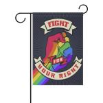 100D Polyester Heat Transfer Custom Beach Flags Rainbow Gay Pride Garden Banner