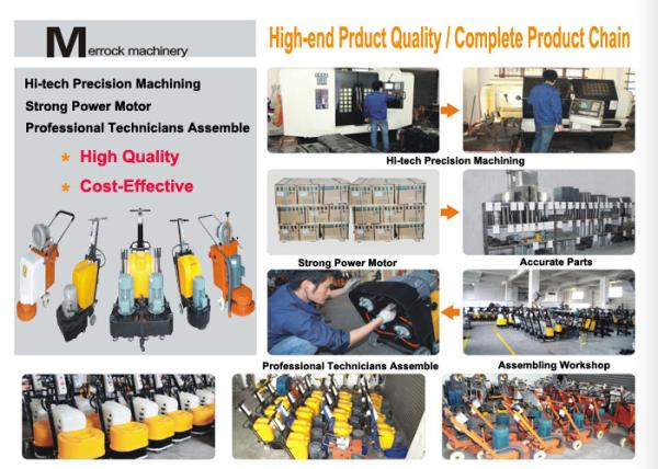 Ride on Concrete / Terrazzo Floor Grinder Laser Leveler For Wet Concrete Floor